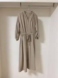 【低身長さんおすすめ！】アーバンリサーチ　ベージュ ワンピース