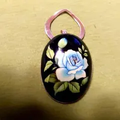 スカーフクリップ 昭和レトロ レトロ 薔薇 ローズ クリップブローチ レトロ