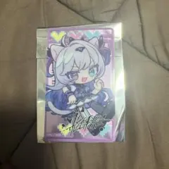 ニディガ まねきねこコラボ ミニアクリルスタンド パープルロリポップ