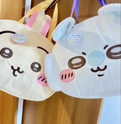 おかおBIGボストンバッグ(モモンガ＆うさぎ)2体
