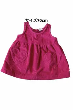 baby GAP ピンク コーデュロイ ワンピース 6-12ヶ月
