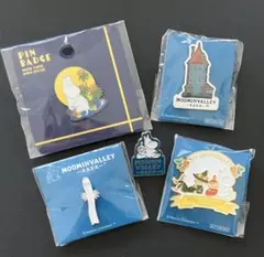 ムーミンバレーパーク　ピンバッチ　にょろにょろ　5個