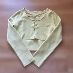 GU ニット アイボリー シンプル 春秋 トップス 美品