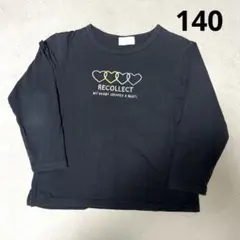 長袖Tシャツ　カットソー　ブラック