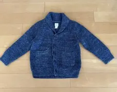 Baby GAP ネイビー ボタン付きニットカーディガン 90cm
