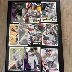 topps chrome カーショウ　ムーキー・ベッツ　マンシー　ドジャース