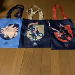 Jリーグ ポケモン コラボ トートバッグ 3枚セット