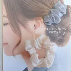 H-97 バレッタ・シュシュ　２点セット　まとめ売り