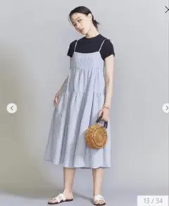 【beautyandyouth キャミワンピ】
