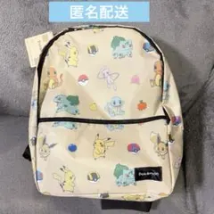 ポケットモンスター　プラチナムザッカリュック　カントー地方　ベージュ