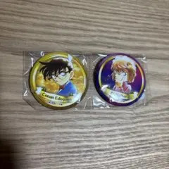 【本日限定価格】米花商店街　コナン百貨店　缶バッジ　江戸川コナン　灰原哀