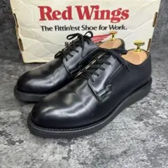 美品✨レッドウィング 101 ポストマン 80〜90s 黒 レザー 7Dのサムネイル