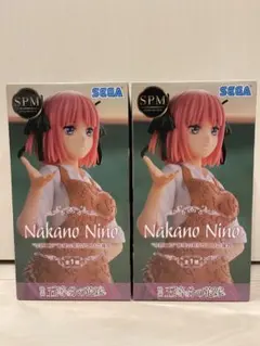 新品　未開封　送料無料　五等分の花嫁　中野二乃　SPMフィギュア　2体セット