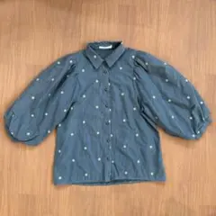 チャオパニック CIAOPANIC シャツ ブラウス バルーンスリーブ 長袖