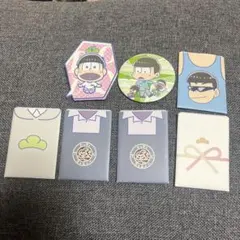 おそ松さん 缶バッチ、ピンバッジ、メモ帳カード