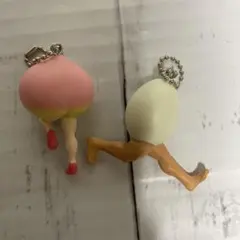 足のはやい食べ物　もも　たまご 2個セット ガチャガチャ