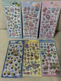 プチドロップシール6枚セット