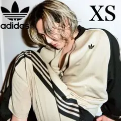 希少XS⭐️adidas ルーズ メッシュ トラックトップ 藤井風着用 ベージュ