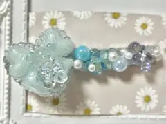 520】うさ耳リボン×涼しげな海 レジンヘアゴム ハンドメイド - メルカリ