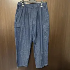 GLOBAL WORK ダークブルー カーゴパンツ L