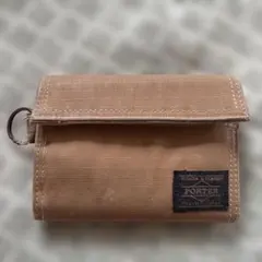 PORTER 吉田カバン 三つ折り財布 カーキ・ベージュ系のサムネイル