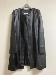 レザーロングコート