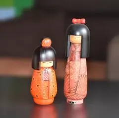 内閣総理大臣賞受賞作家作品　かのこ ＆ 少女　かずを作　こけし