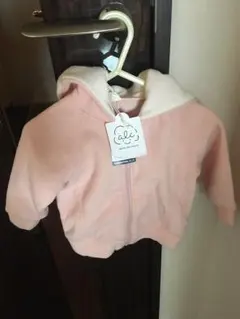 新品未使用タグ付きapres les cours ふわふわクマ耳ジャケット 80