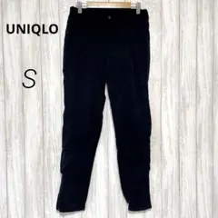 【UNIQLO】ユニクロ ブロックテックウォーム 黒 裏起毛 裾ファスナー S