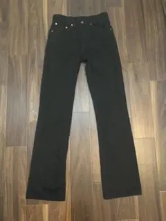 Levi's 517 ブーツカット ブラックデニム W28 L34のサムネイル