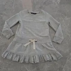 Ralph Lauren グレー フリルワンピース 3T