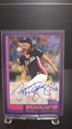 【MLB】Jessica Mendoza 直筆autoカード　/150　インスク