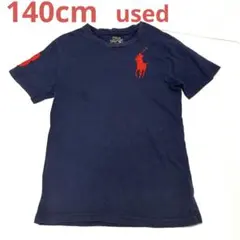 ラルフローレン 140cm ビッグポニーコットンジャージーTシャツ　used