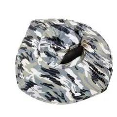 ⚫️ サファリハット 迷彩 ブルー 釣り キャンプ UVカット 防水 帽子 登山