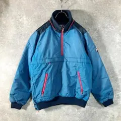 phenix　ハーフジップジャンパー　ブルー　プルオーバー　ハイネックのサムネイル