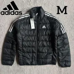 新品 アディダス エッセンシャルズ ダウンジャケット ブラック 黒 Mサイズ