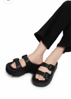 新品】3L ブラック鈴木亜美さん リラックスサンダル 27.5〜28cm - メルカリ