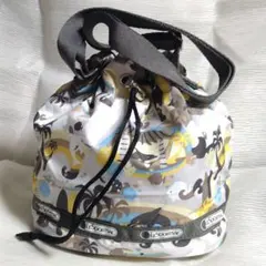 LeSportsac グアム限定 ショルダーバッグ 巾着型 レスポートサック 