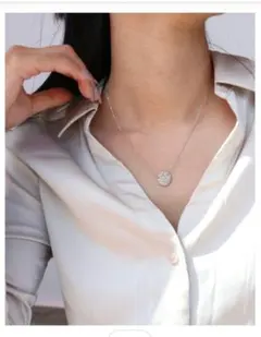 サージカルステンレス、コインネックレス