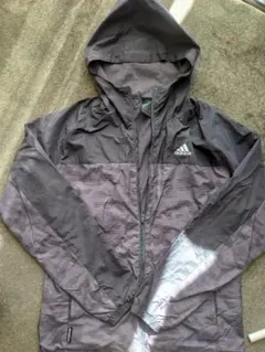 adidas フード付きジャケット M ダークグレー