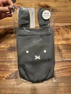 ミッフィー　巾着袋　黒