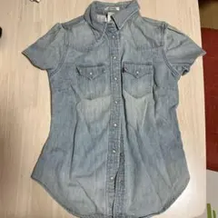 Levi's デニムシャツ 半袖 ライトブルー XSのサムネイル
