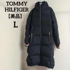 【美品】TOMMYHILFIGERトミー　ダウンジャケット　ロングダウン　L