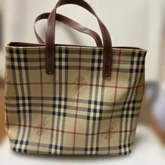 バーバリーロンドン　トートバッグ　ノバチェック　シャドーホースのサムネイル