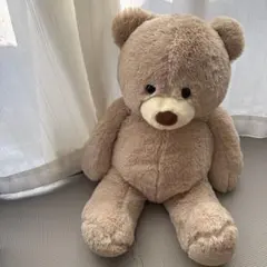 大きめベージュの可愛いぬいぐるみ