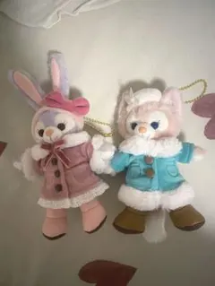 ウィンタートゥインクリングタウン リーナベル　ステラルー　ぬいぐるみバッジ