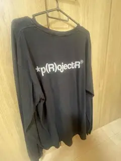 *p(R)ojectR® 長袖カットソー 黒