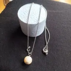 コットンパールネックレス