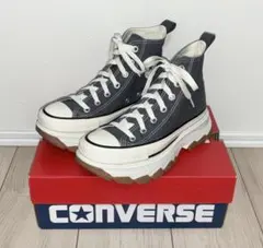 22.5cm 美品 CONVERSE ALLSTAR TREKWAVE HI 灰