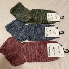 GU ANKLE SOCKS アンクルソックス メランジ 3足セットのサムネイル